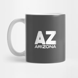 AZ Arizona State Vintage Typography Mug